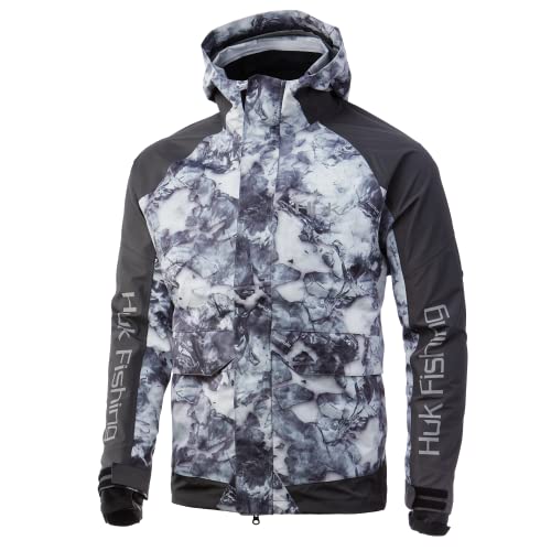 HUK Men's Tournament Wind & Water Proof Rain Jacket
